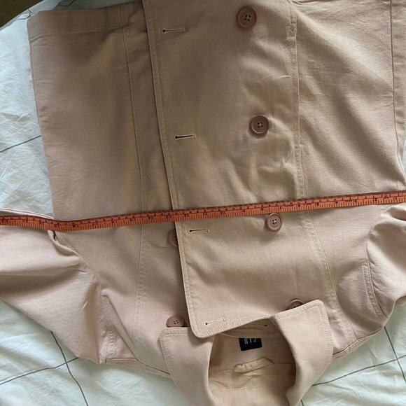 Pink GAP Jean Jacket. Double Breasted and Well Constructed. Size M GUC - Picture 12 of 15